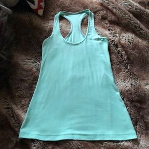 lululemon light luon Cool Racerback mint sz 4